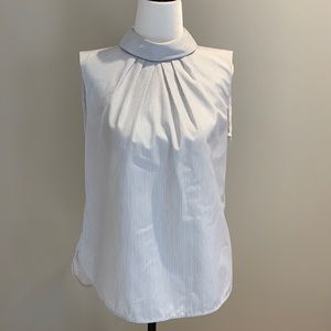 NWT backless stripped shirt